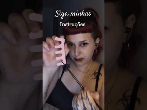 Siga minhas instruções ✏  #asmr #asmrsounds