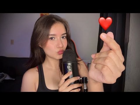 ASMR/ Tu NOVIA VIRTUAL te da cariño y besitos muy cerca del micr0 ❤️❤️❤️✨