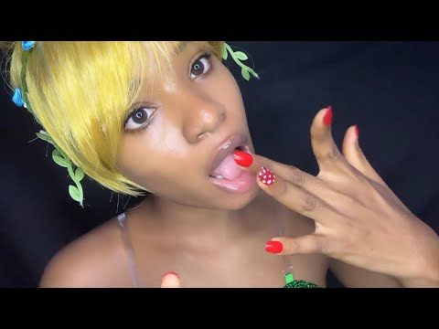 ASMR| Female Elf Spit Paints You (role-play) Mouth Sounds 👄Gargles