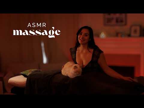 ASMR Massage & Chiropractor Adjustment Combo 💗💆‍♀️ Deep Tissue, Spine Cracks & Relaxation for Sleep