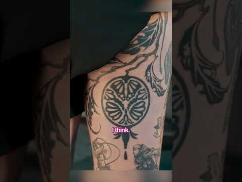 ASMR - I was amazed at how perfectly this tattoo turned out #shorts