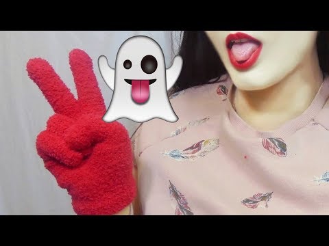 ASMR  Tongue Clicking♡ Mouth Sounds, and Gloves ♡😛 👄 🧤 💕