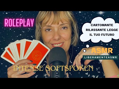 Asmr ita Softspoken Roleplay ✨Cartomante rilassante legge il tuo futuro!✨