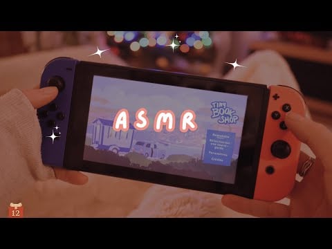 ₊˚.⋆ ♡ Soirée chocolat chaud et Tiny Book Shop ☕ ⋆⭒˚｡⋆ ASMR Gaming