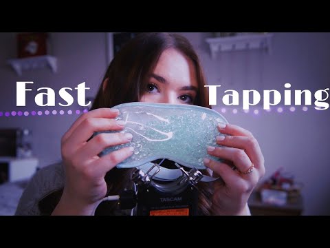 [ASMR] Fast & Gentle Binaural Tapping | No Talking