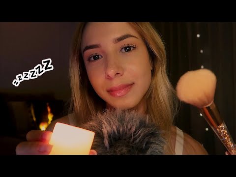 ASMR ☔️ 1h de atenção pessoal e ambiente escuro (sussurros, afirmações positivas, cafuné)