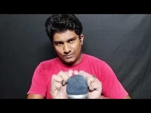 mic tapping and scratching asmr