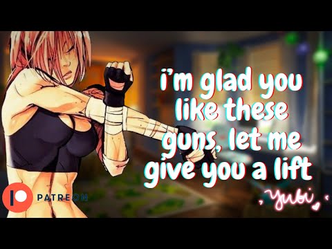 Walking In On Your Buff Girlfriend Checking Herself Out[carrying you][tight hug][tickles]F4A ASMR RP