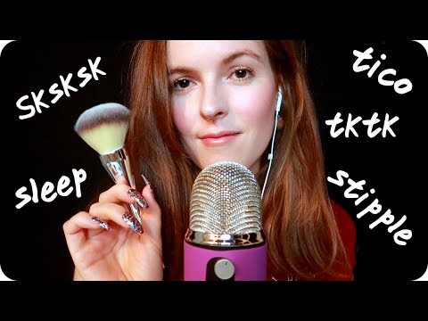 ASMR Stippling You ♥️ Lip Smacking Trigger Words (Sk, Tk, Sleepy, Tico...) BLUE YETI PRO