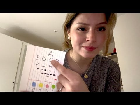 ASMR Quick cranial nerve exam 