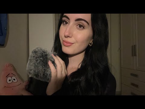 VISUAL ASMR ~ CLOSE UP, FLUFFY COVER & MOUTH SOUNDS #asmr 