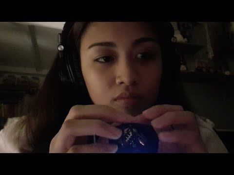 ASMR MIC GRIPPING AND mic visuals (energy cleansing)