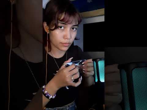 asmr unhas postiças part4!!  #asmr #visualtingle #relax #tapping
