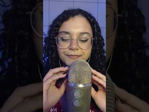 ASMR- Unha no microfone e na tela