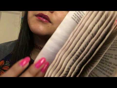 ASMR Inaudible Reading Whispers