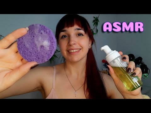 ASMR | АСМР💜 Уход за лицом Пенка и маска для твоего расслабления💕face care, foam for washing