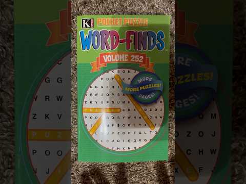 ASMR Tapping On Word-Finds (No Talking) #ASMR #Shorts