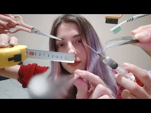 ASMR There is Something in your Eyes 🔍 Real Camera Touching, Tracing, Brushing, Plucking, Measuring