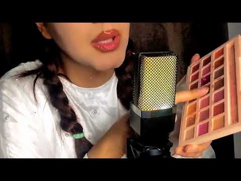 Asmr spit painting glitter