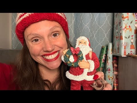 ASMR - Christmas Decor Haul!🎄🎅 Soft Spoken Gum Chewing