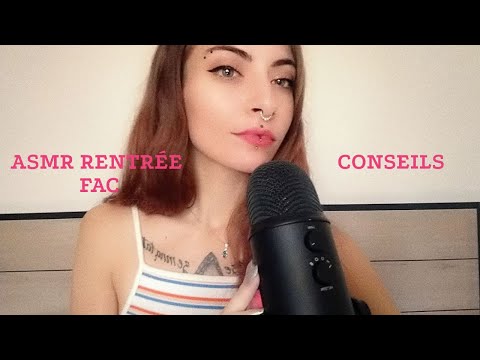 ✨ASMR FRANÇAIS | CONSEILS POUR LA FAC | (RENTRÉE/ORGANISATION ETC) | CHUCHOTEMENT✨