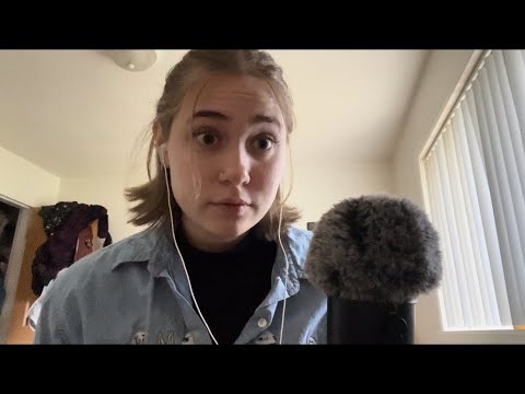 ASMR i cut my hair + tapping on sticker crafts