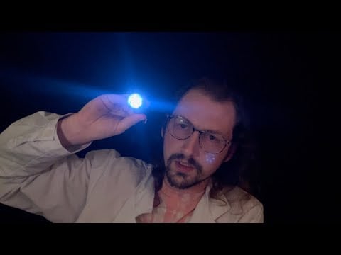 ASMR Slightly Rude Cranial Nerve Exam (2 Minute Version)