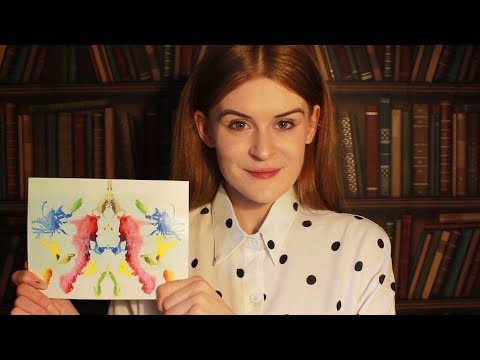 ASMR Inkblot test - Psychologist roleplay