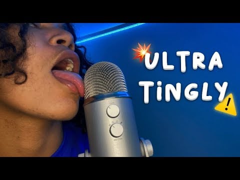 ASMR Fast & Aggressive Mouth Sounds for Sleep + Spit Painting 🎨, inaudible whispers 👄