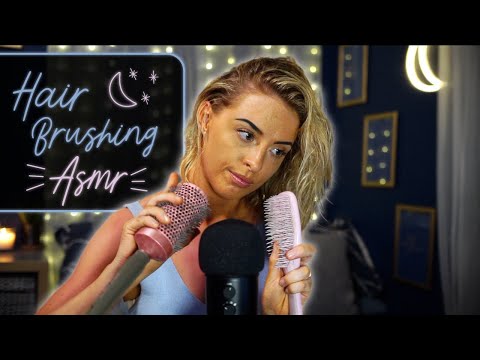 [ASMR] Intense Relaxing Hair Brushing / Scalp Massage / Super Tingly Hair Play