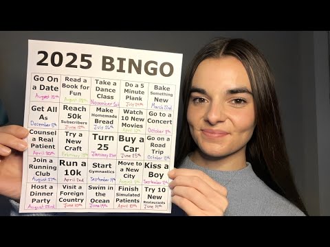 ASMR Whisper Storytime About My 25 Goals for 2025