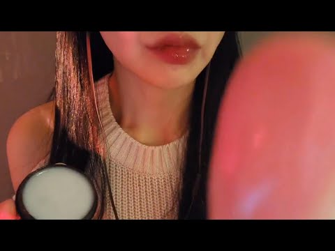 ASMR 립밤 발라줄게요(립밤 스핏페인팅) / Lip Balm Spit Painting