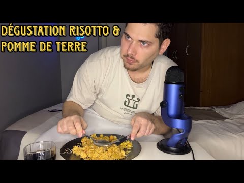 ASMR Français : DÉGUSTATION RISOTTO & POMME DE TERRE 🍚🥔