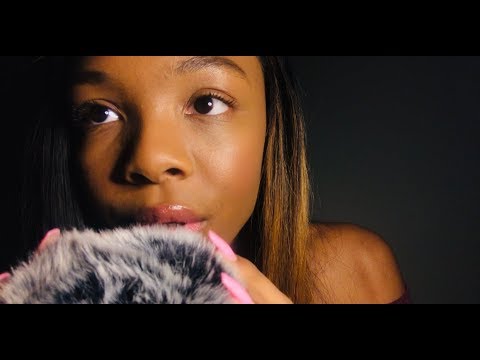 ASMR | fluffy asmr + semi-inaudible + hand movements