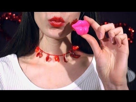 ASMR Whisper Ramble Eating Lollipop & Surprises 💗 Valentine's Day ♥ [RECOVERED VIDEO]