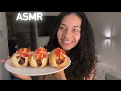 asmr comiendo hot dogs 🌭