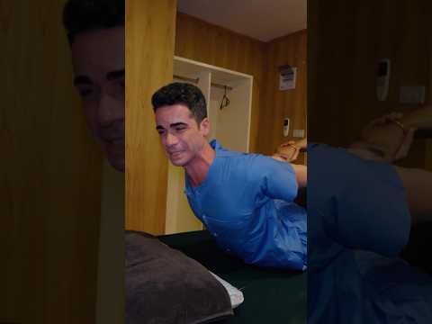 ASMR: Traditional Thai 4-Hand Stretching Massage #shorts