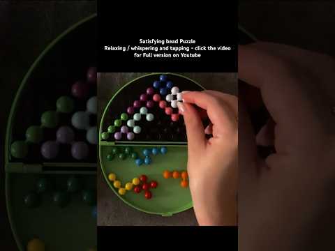 Satisfying Bead Puzzle ASMR 🧩 | Relaxing Whispering #asmr #mouthwhisper #whispers