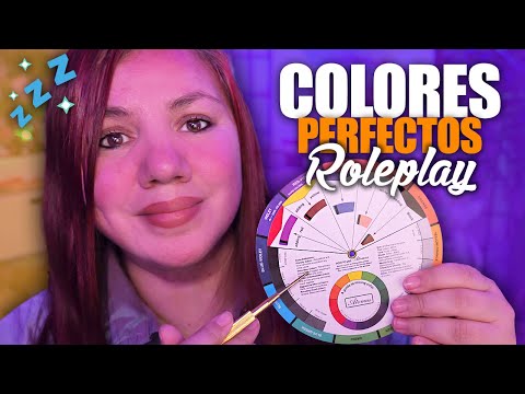ASMR Español Colorimetría COMPLETA para Cabello, Maquillaje y Ropa Roleplay