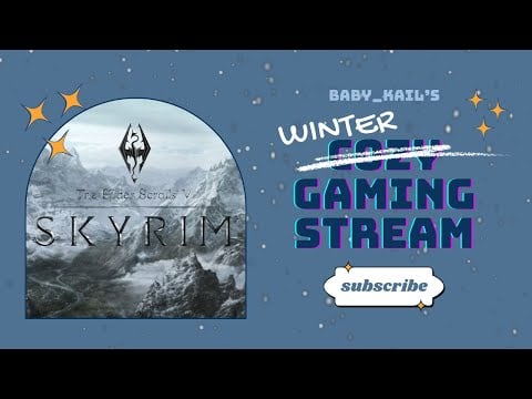COZY SKYRIM STREAM: Entering Bleak Falls Barrow