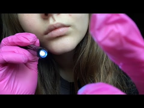 Asmr | A Quick Medical Examination (Gloves & lights +)
