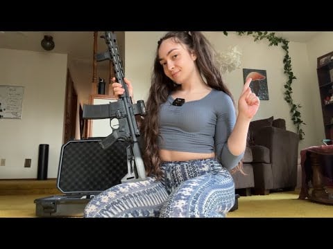 ASMR Momma Got a New Gun 