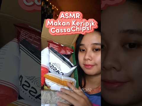 ASMR Eating CassaChips - Keripik Singkong Enak tanpa nusuk-nusuk #asmr #eating #chips
