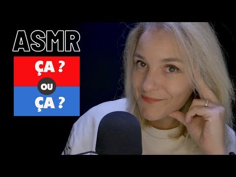 ASMR FR 🤯 Je joue à "Tu préfères ça ou ça ?" (Les questions sont un peu WTF)