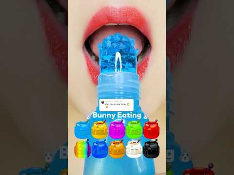 honey jelly🍯 emoji food eating sounds (sped up) 꿀젤리 이모지 먹방 asmr mukbang