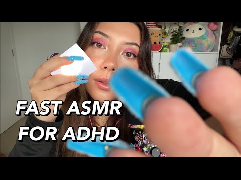 ASMR for ADHD 💚 ~fast asmr, pay attention, follow my instructions~ | Whispered