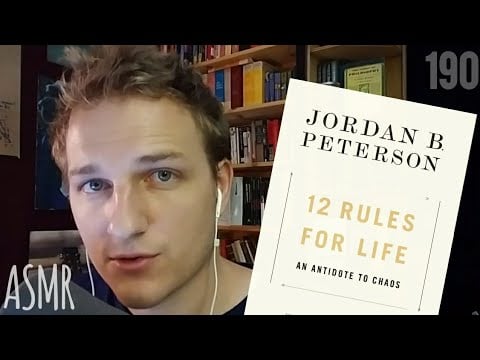 ASMR | Jordan Peterson's 40 Rules Everyone Should Know pt. 1