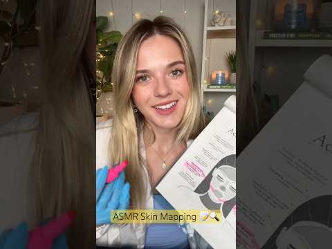 #asmr Skin Mapping 🔍🤩 #asmrsounds #asmrvideo #asmrcommunity #relax #dermatology #skincare