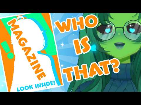 【HANDCAM】 THEY MADE A VTUBER MAGAZINE?!? 😲😲😲