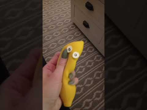 ASMR- Squishy fidget banana toy 🍌💤